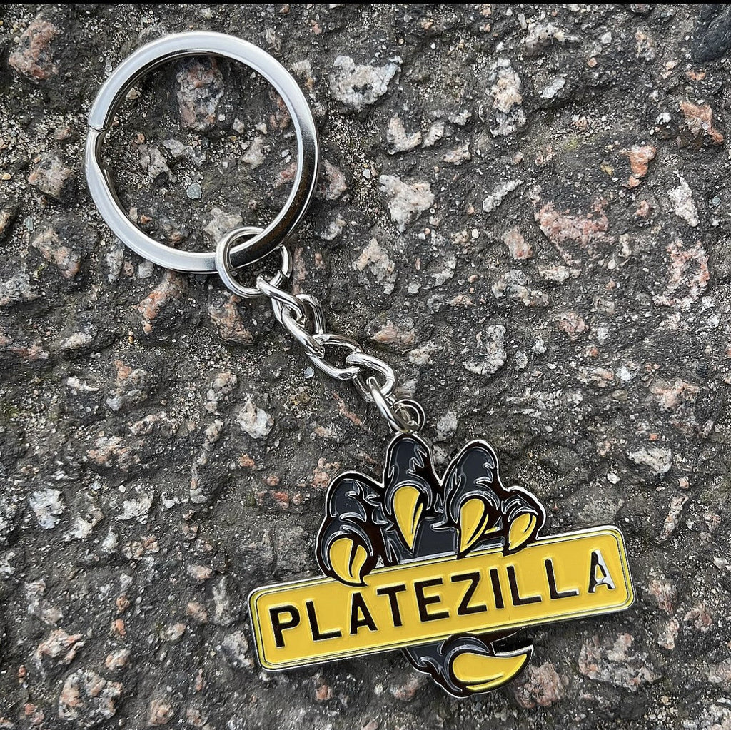 Metal Key Ring  | PLATEZILLA METAL KEYRING-Plate Zilla