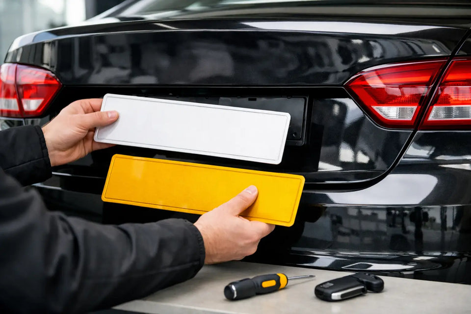 How to Swap Private Number Plates in the UK