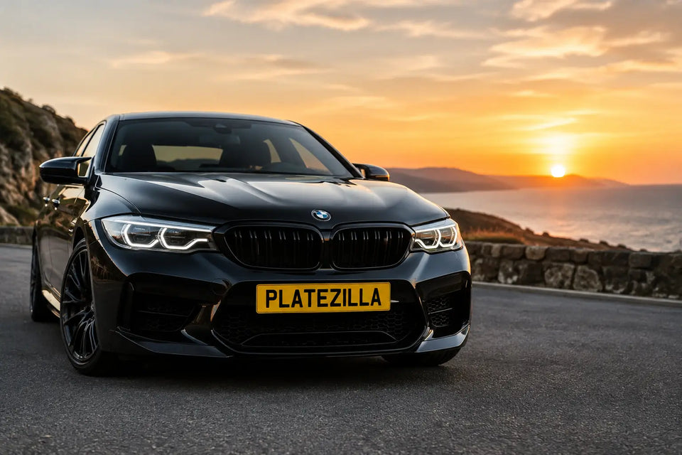 Are Sticker Plates Road Legal in the UK?