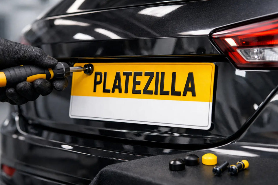 Secure Number Plate Fittings That Look Factory-Fresh