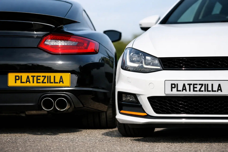 Road Legal Number Plate Guide for UK Cars