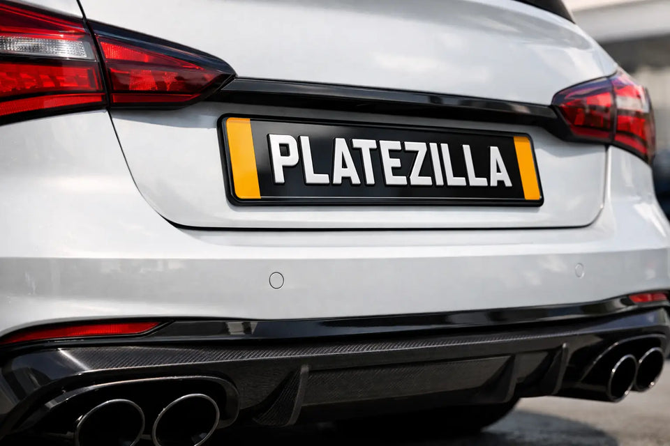 Shadow Style Number Plates for a Sharper Finish