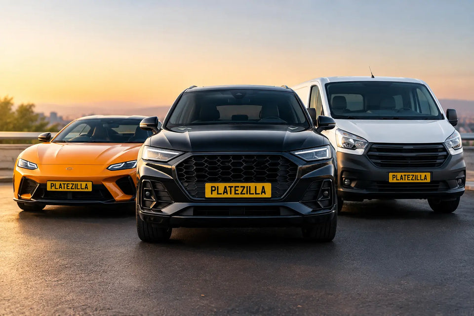 Guide to Number Plate Sizes for UK Vehicles
