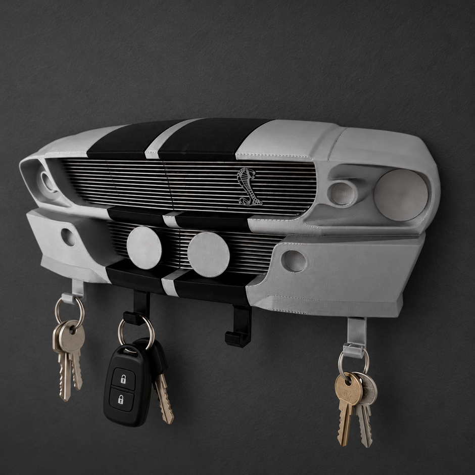 3D PRINTED CAR ENTHUSIAST WALL KEY HOLDERS