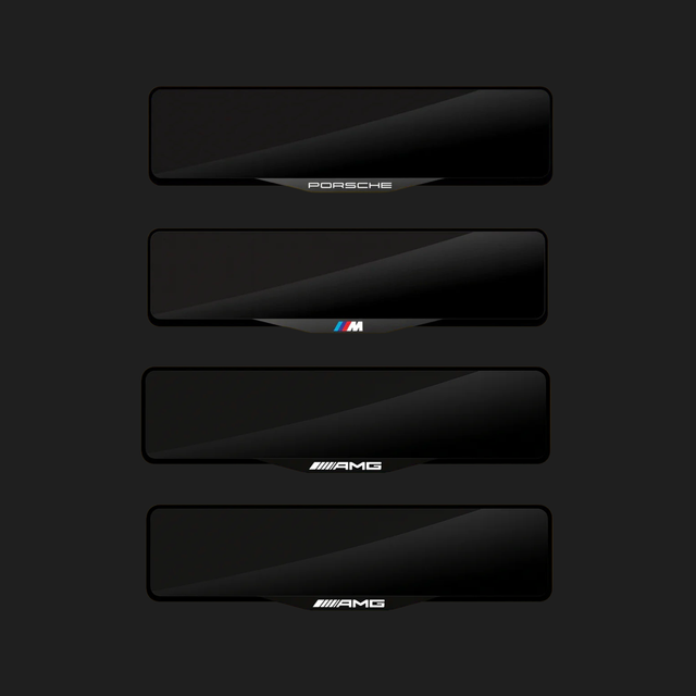 Luxury Logo Plate Holders