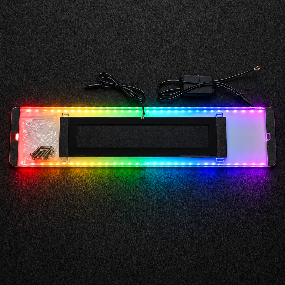 LED COLOUR CHANGING NUMBER PLATE SURROUND