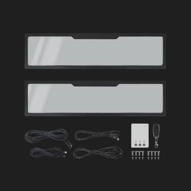 Standard Car Plate Frame Front/Rear for Car Shows Track Events Remote Control UK