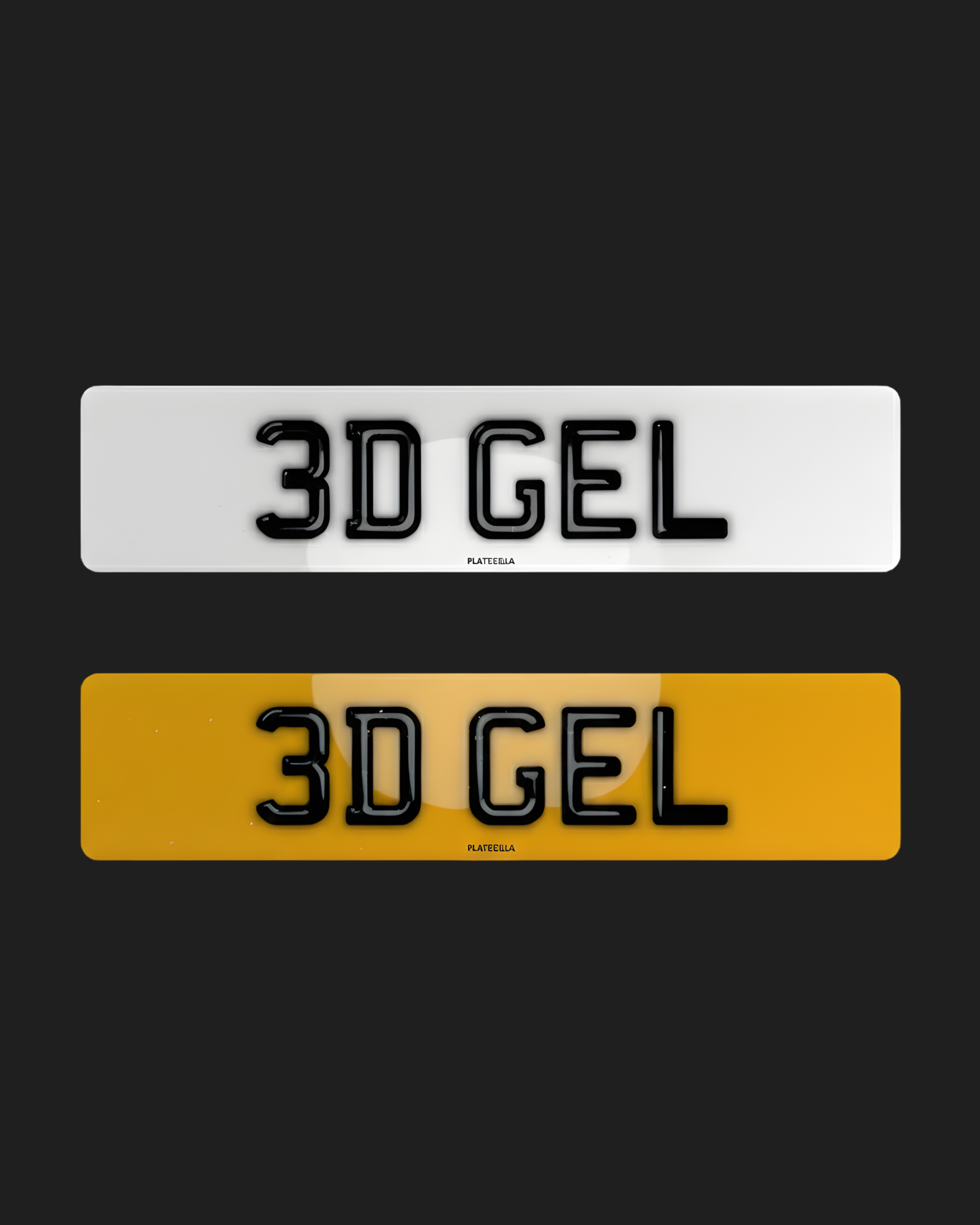 3D Gel Plate Plates