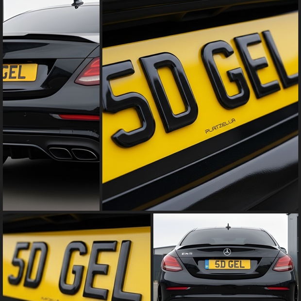 5D Gel Number Plates