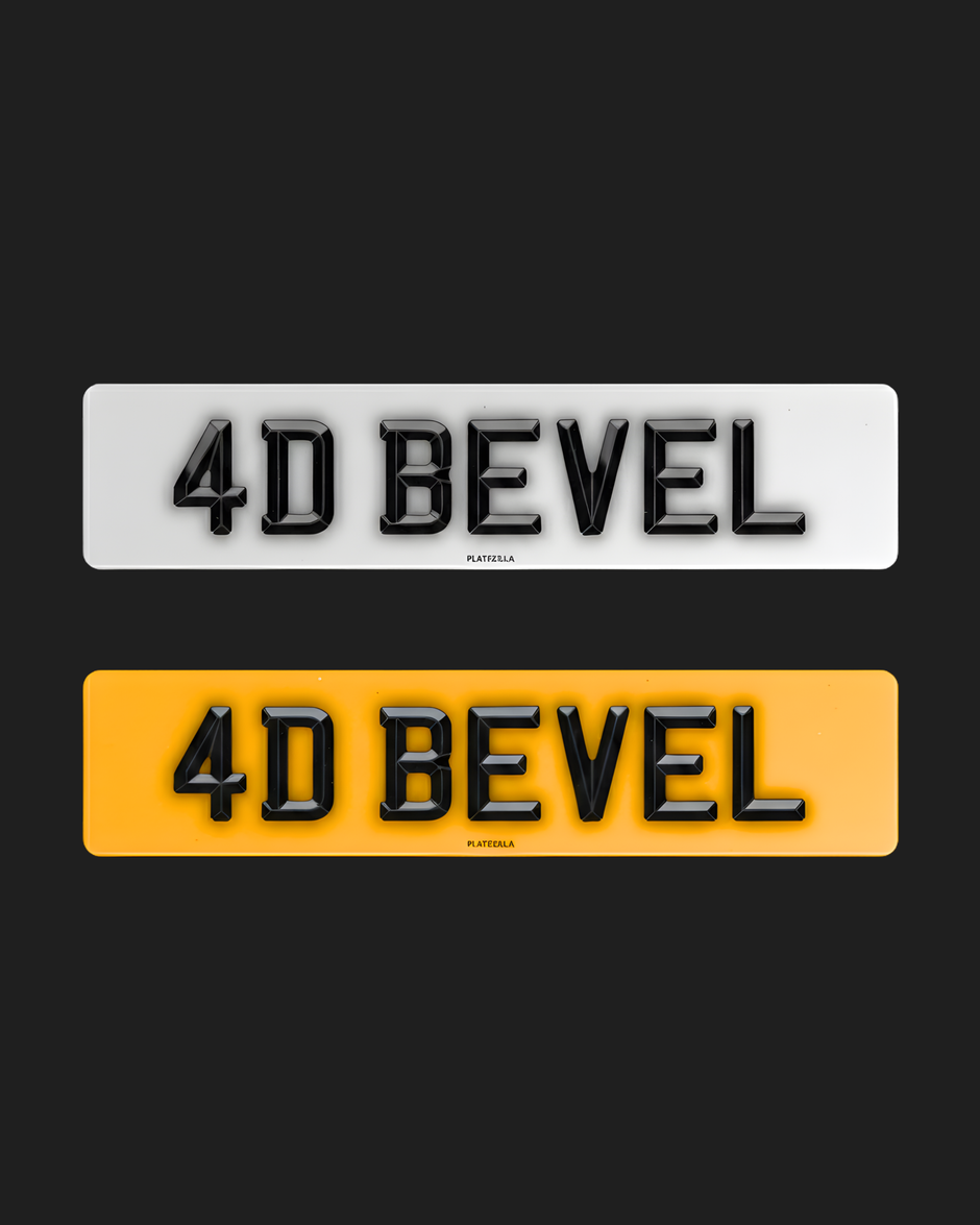 4D GLOSS BEVEL PLATES