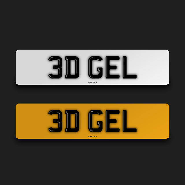 3D Gel Plate Plates