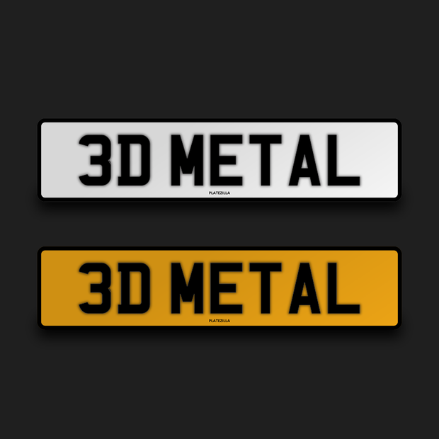 3D Metal Pressed Plates