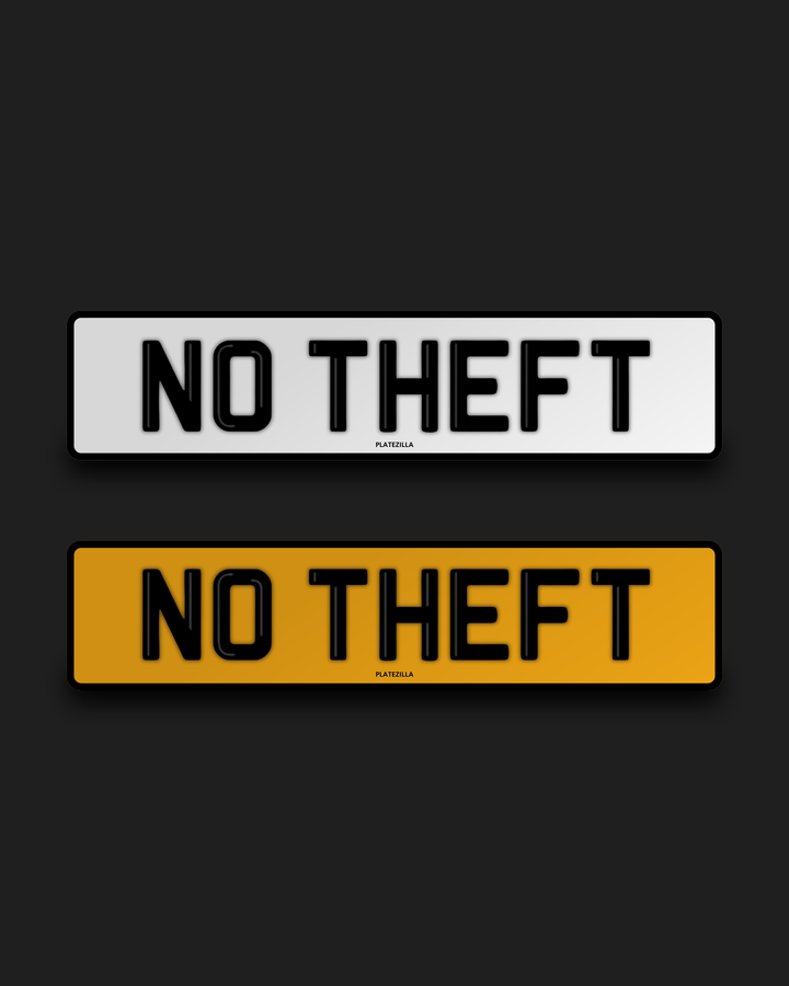 3D & 4D anti-theft metal plates