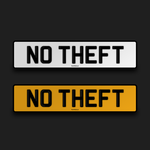 3D & 4D anti-theft metal plates