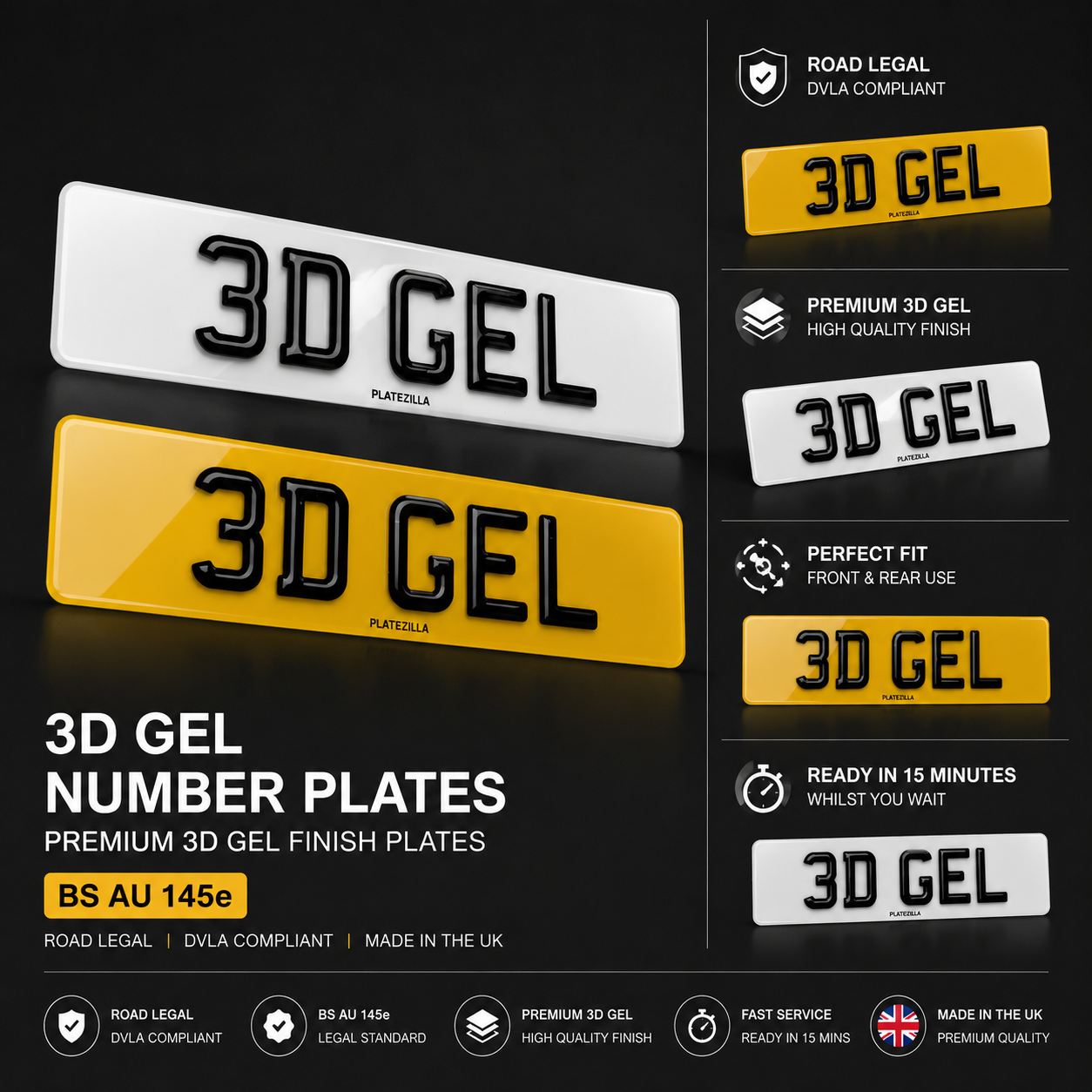 3D GEL PLATES
