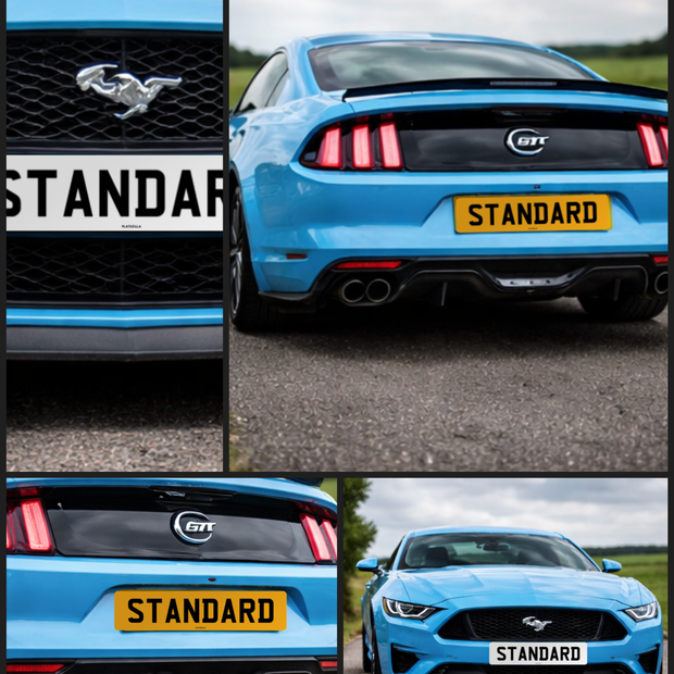Standard UK Plates