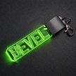 Personalised LED Number Plate Keyring