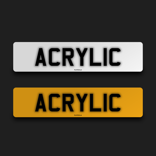 4D Ghost Acrylic Plates