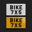 7X5 BIKE PLATES