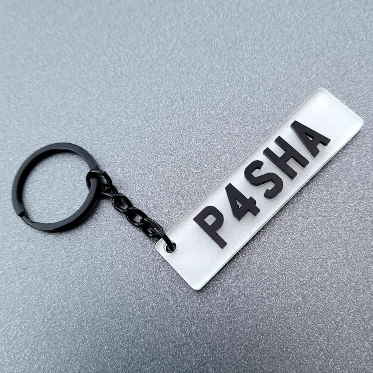 Custom Car Number Plate Keyrings – Unique Gifts for Motor Fans