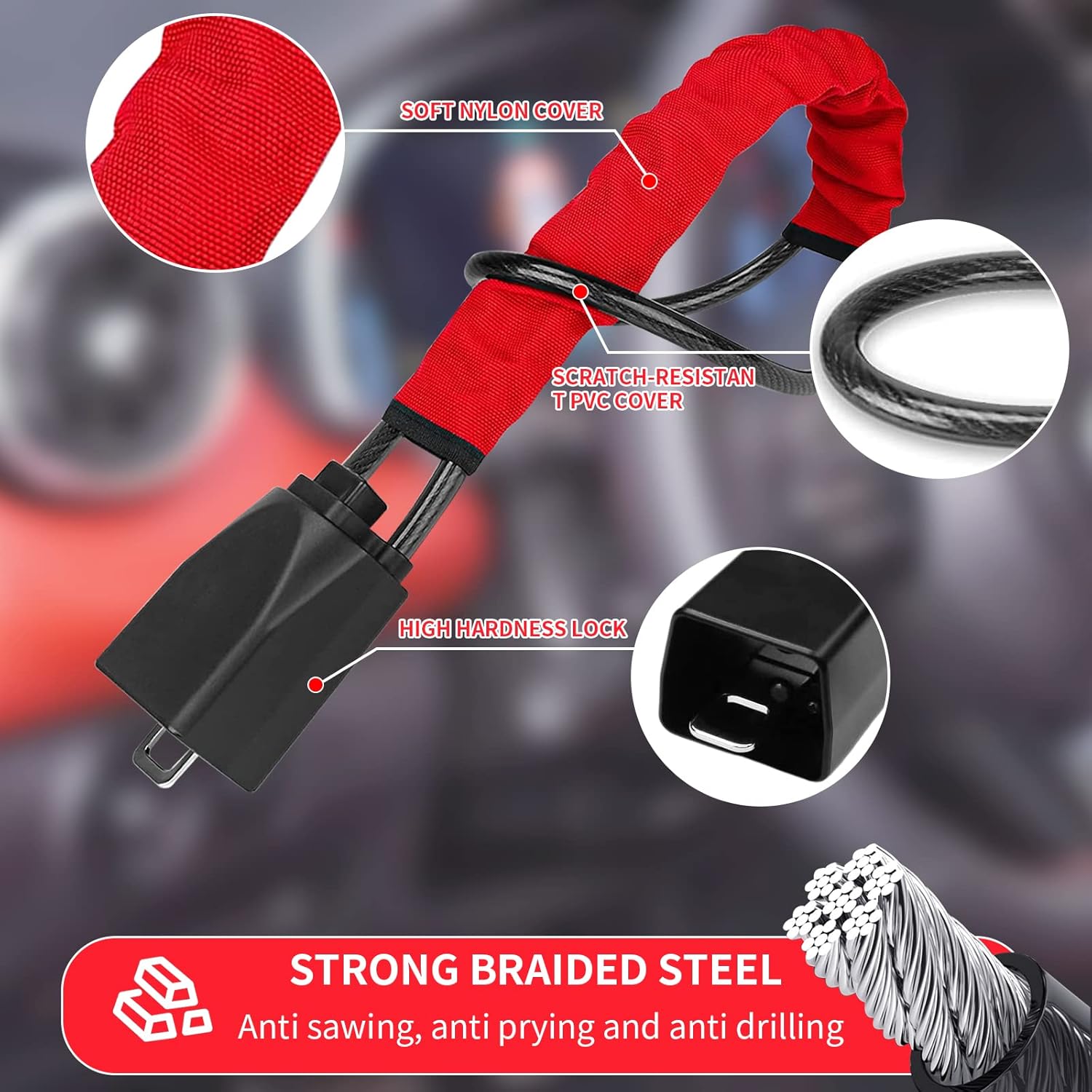 Universal Steering Wheel Lock