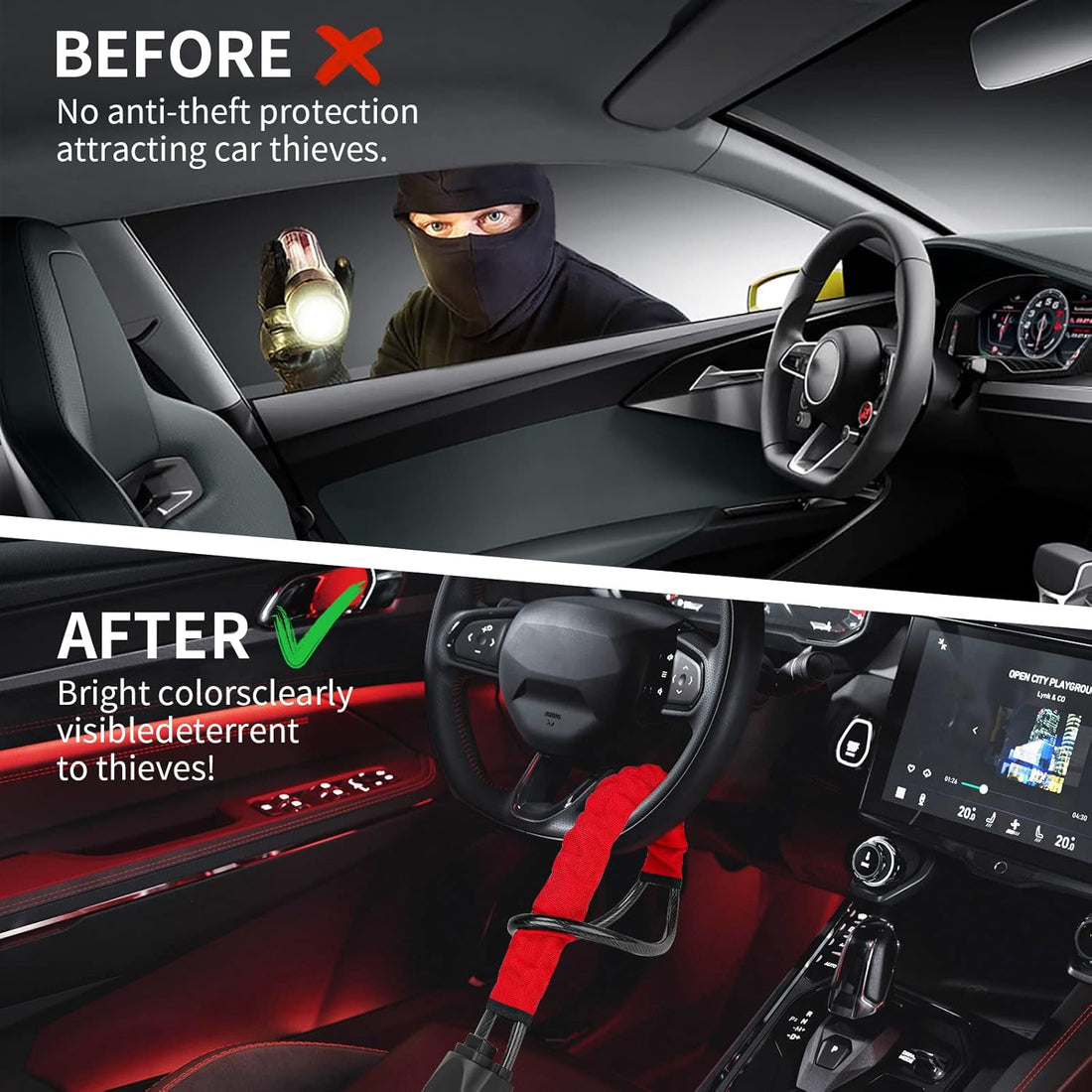 Universal Steering Wheel Lock