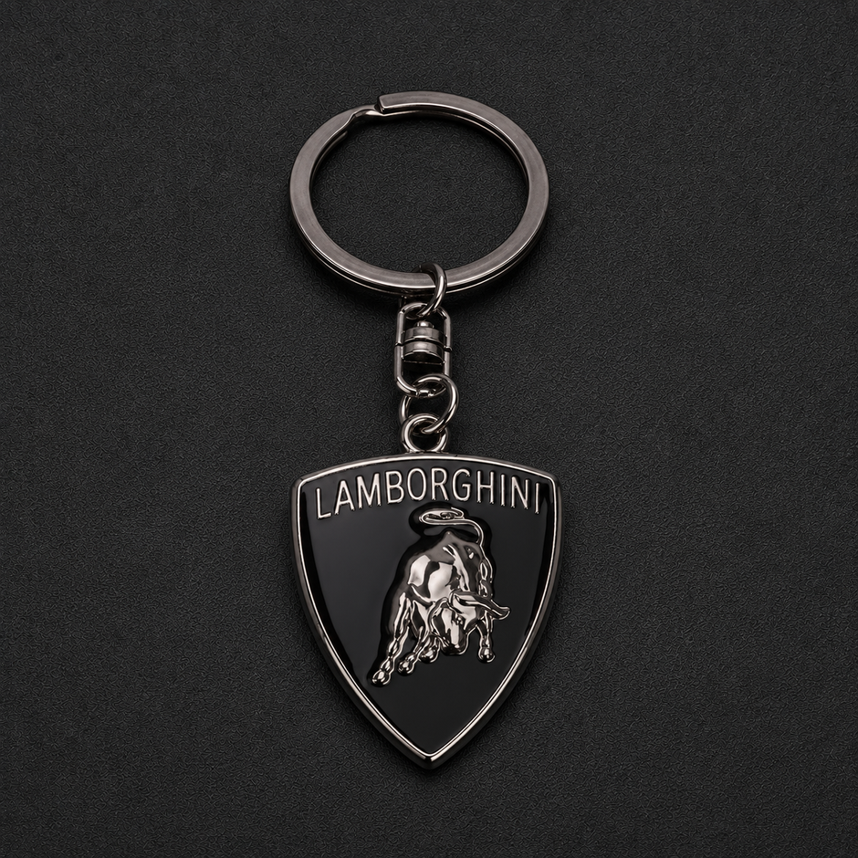 Lamborghini Shield Enamel Keyring
