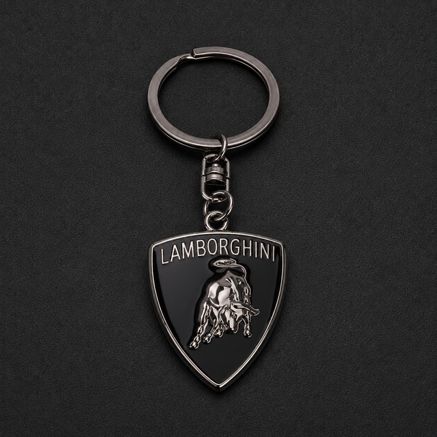 Lamborghini Shield Enamel Keyring
