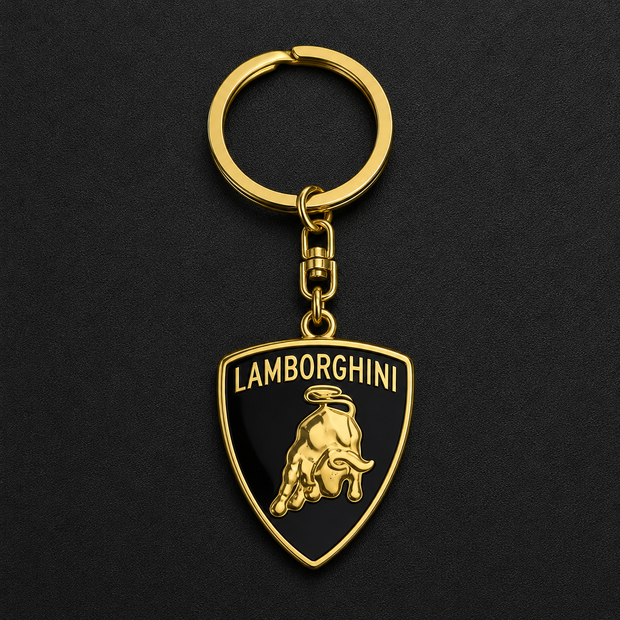 Lamborghini Shield Enamel Keyring