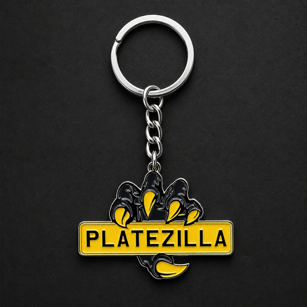 PLATEZILLA METAL KEYRING