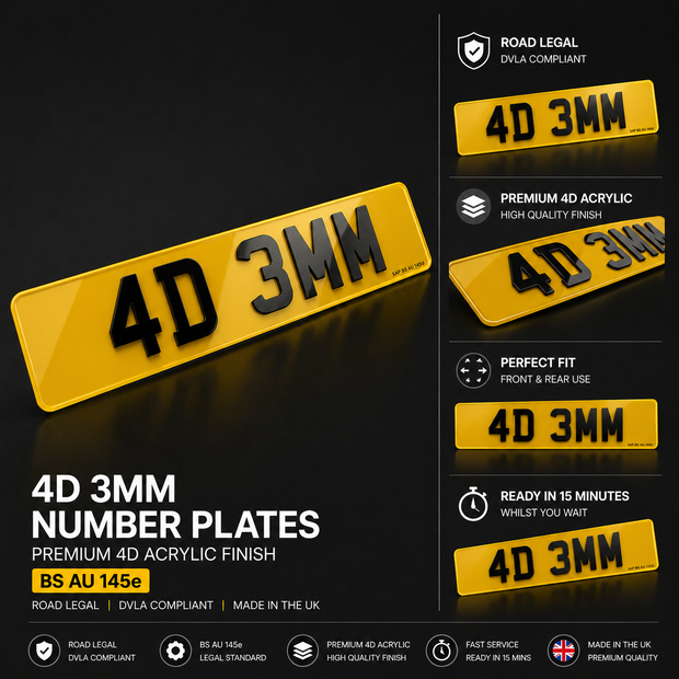 4D ACRYLIC PLATES