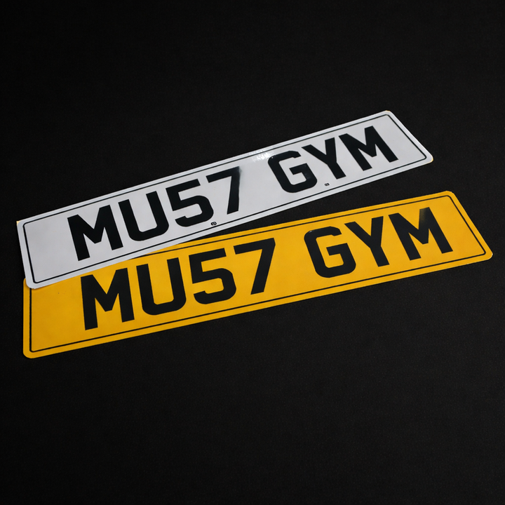 Stick On Number Plates