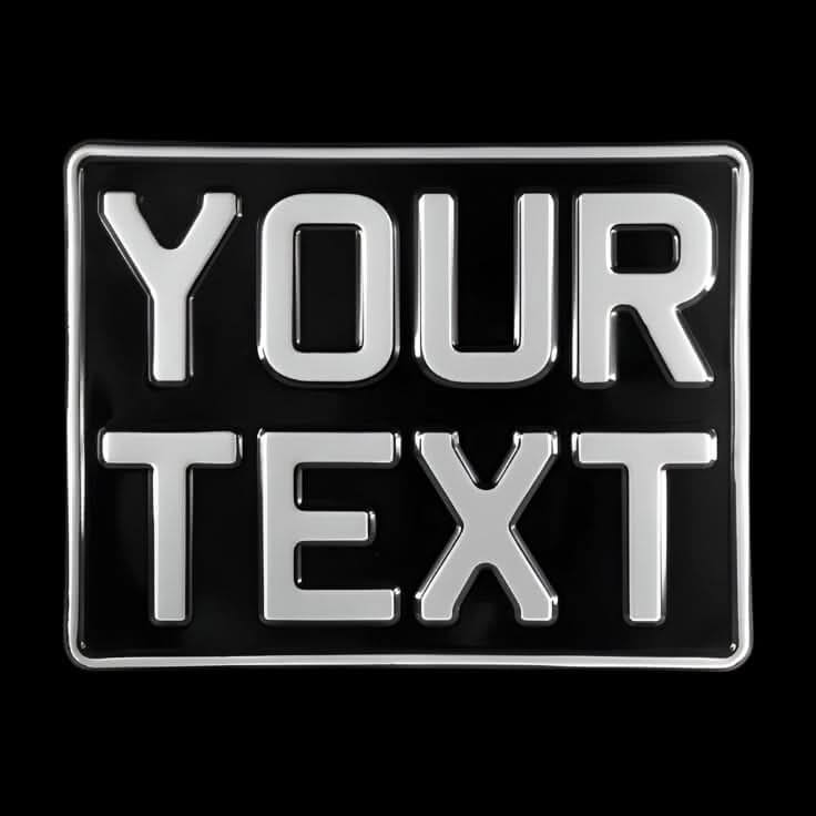 Mini Vintage Metal Pressed Plate bike