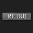 4D RETRO MATT BEVEL PLATES RETRO