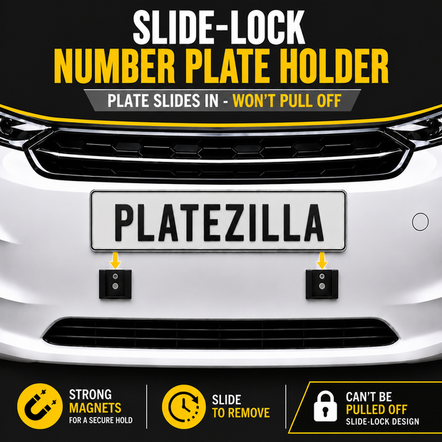 MAGNETIC SECURE CLIP PLATE HOLDERS