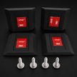 MAGNETIC SECURE CLIP PLATE HOLDERS