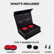 MAGNETIC REMOVABLE NUMBER PLATE KIT