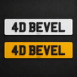 4D MATT BEVEL PLATES