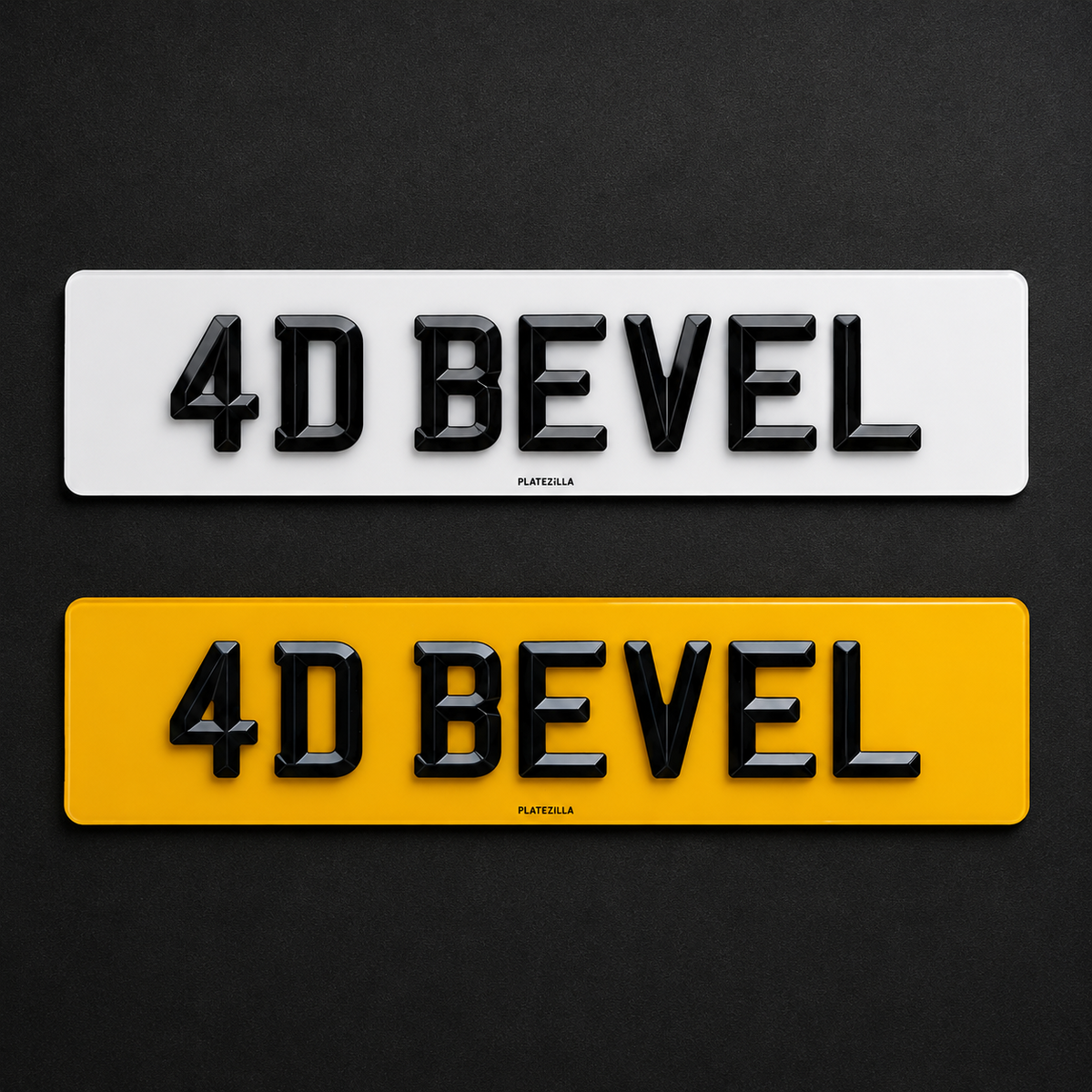 4D GLOSS BEVEL PLATES