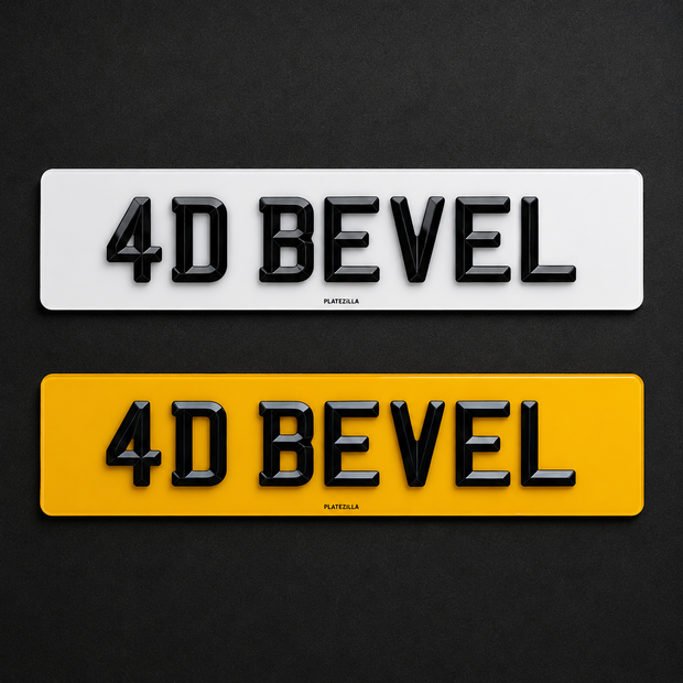 4D GLOSS BEVEL PLATES