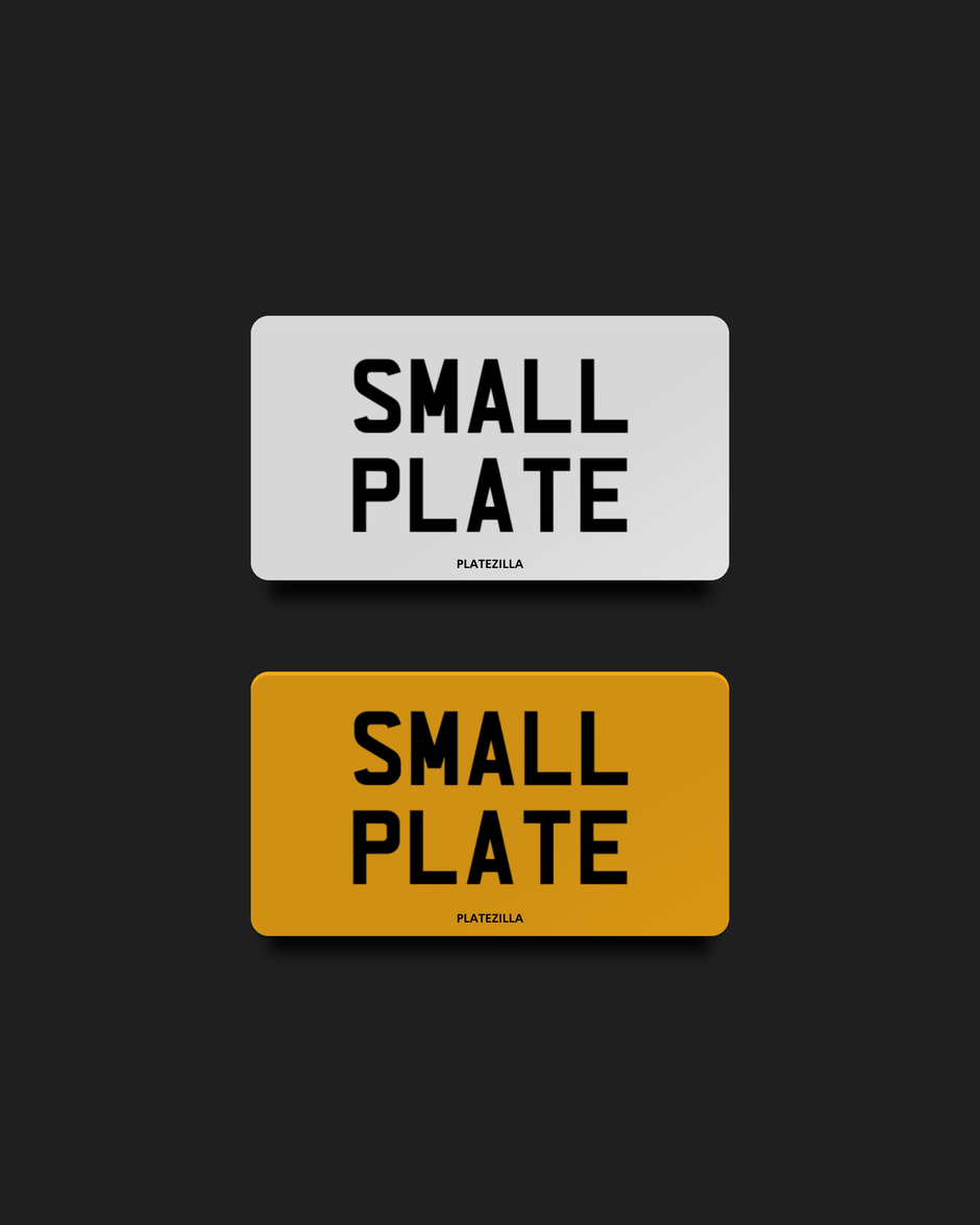 BIKE PLATES AND JAPANESE SQUARE PLATES