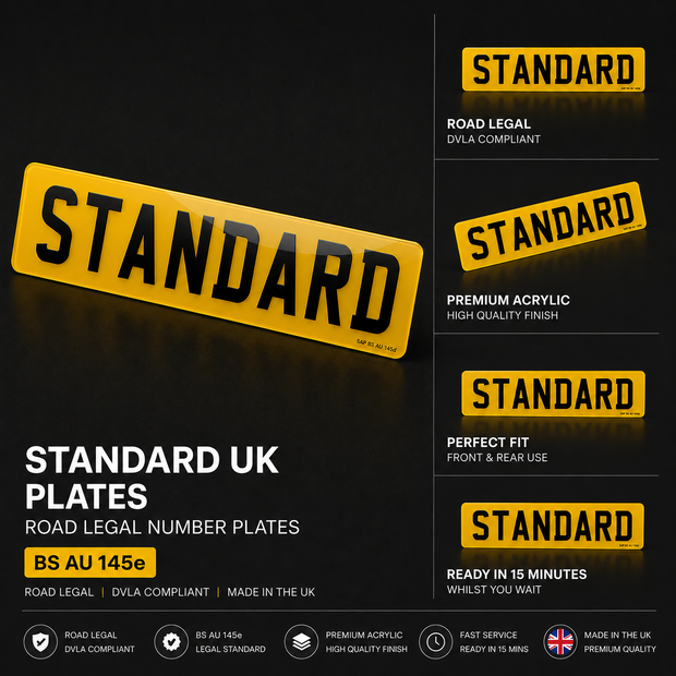 STANDARD UK PLATES