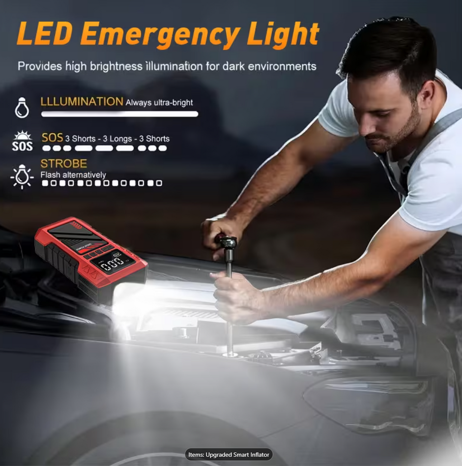 10 in 1 Car Battery Starter Kit