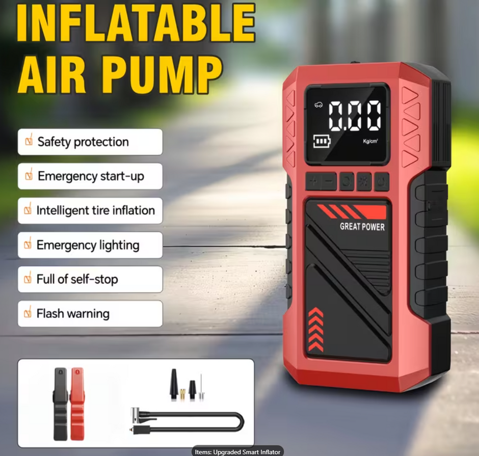 10 in 1 Car Battery Starter Kit