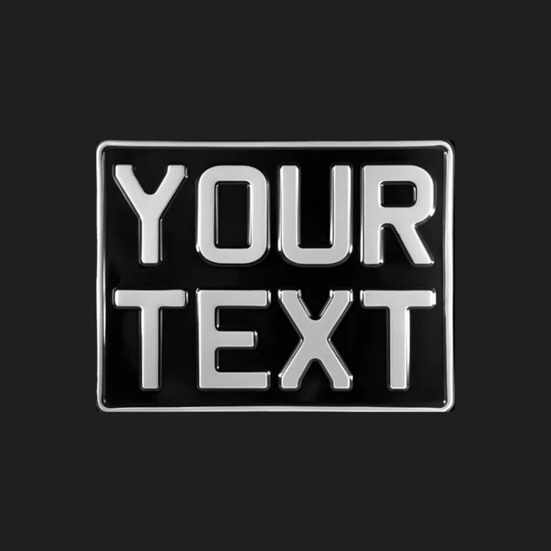 Mini Vintage Metal Pressed Plate bike