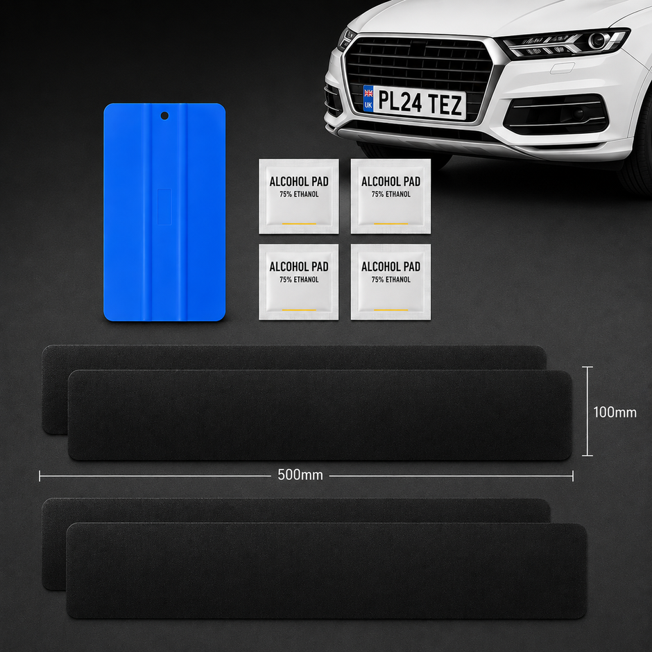 NUMBER PLATE VELCRO REMOVAL KIT