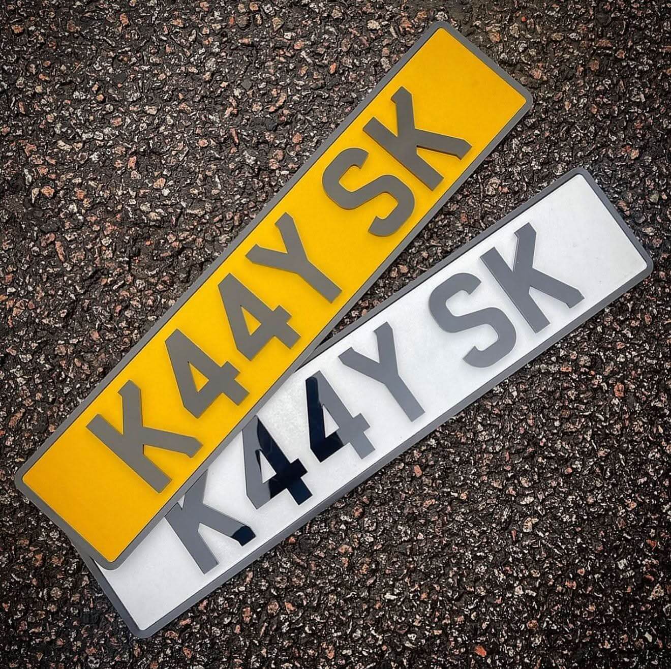 3D & 4D anti-theft metal plates