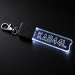 Personalised LED Number Plate Keyring