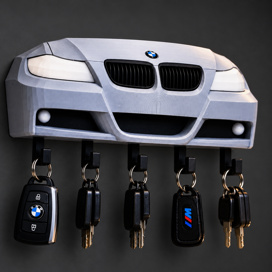 3D PRINTED CAR ENTHUSIAST WALL KEY HOLDERS