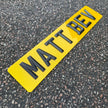 4D MATT BEVEL PLATES